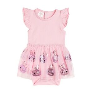 Bunny Short Sleeve Tutu Dress